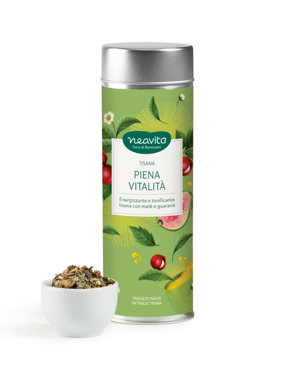Neavita tisana piena vitalità silver tin 90g