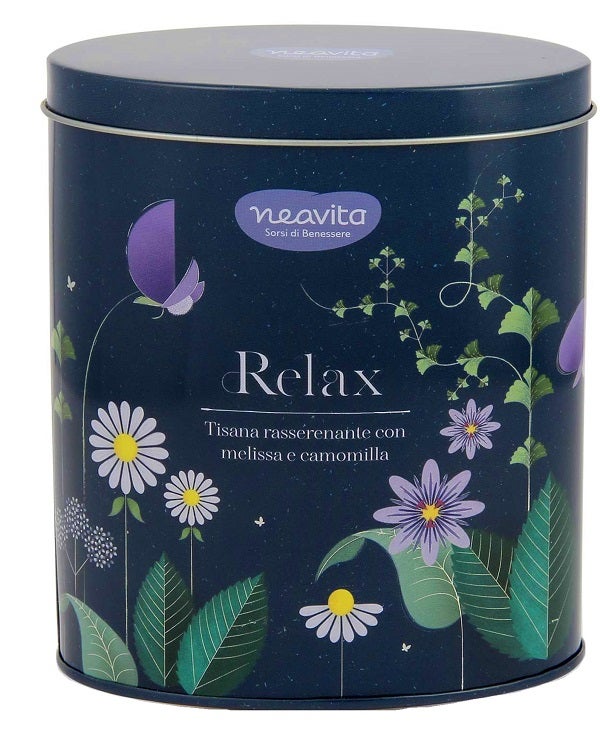Neavita tisana relax filtroscrigno in oval tin