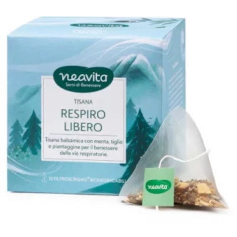 Neavita tisana respiro libero 15 filtroscrigno da 3g