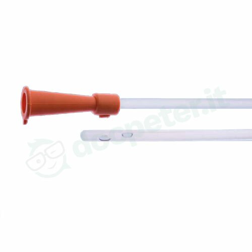 Nelaton catetere uretrale femminile ch8 pvc lunghezza 18 cm.