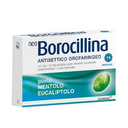Neo Borocillina Antisettico Orofaringeo 16 Pastiglie Mentolo Eucaliptolo