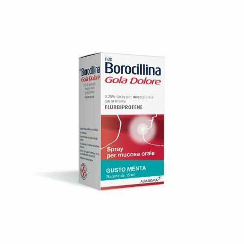 Neoborocillina Gola Dolore Flurbiprofene Spray 15 ml