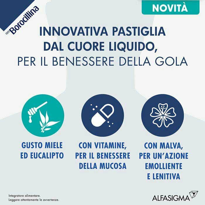 Neoborocillina propolmiele+ miele/eucalipto 16 pastiglie
