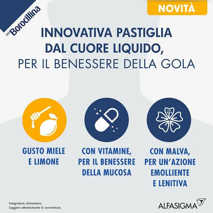 Neoborocillina propolmiele+ miele/limone 16 pastiglie