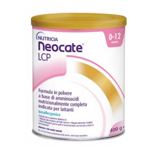 Neocate LCP latte in polvere allergie alimentari 0-12 400 g