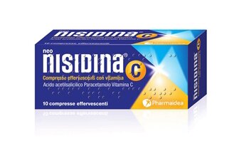 Neonisidina c 10 compresse effervescenti 200 mg + 300 mg + 300 mg