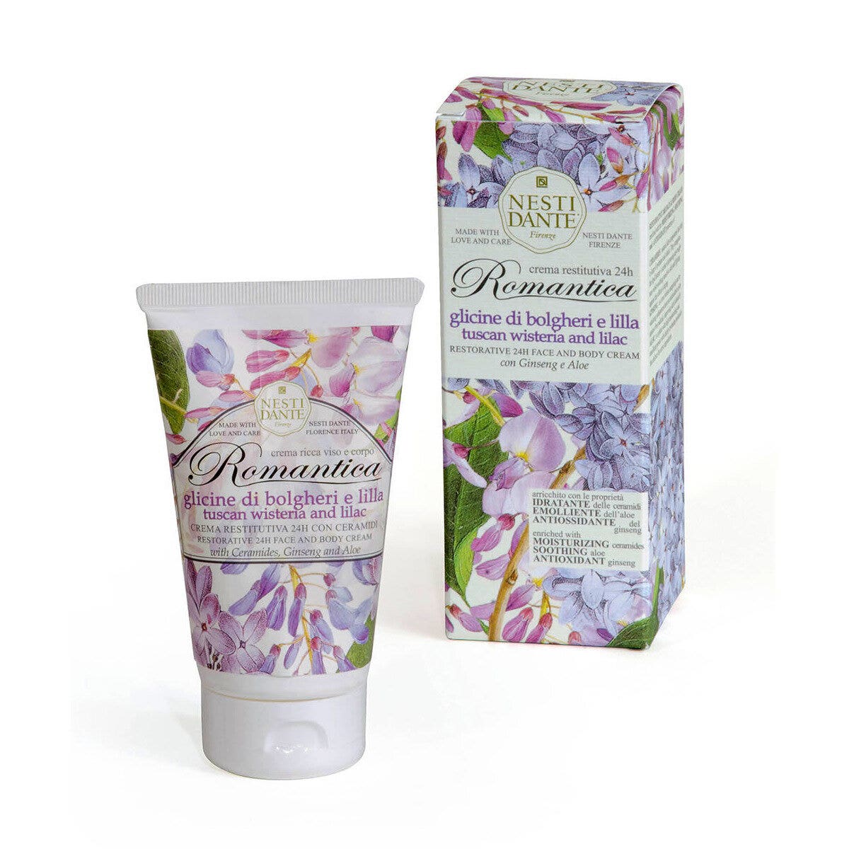 Nesti dante romantica glicine di bolgheri e lilla crema corpo 150ml