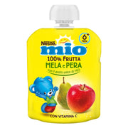 Nestlè mio merenda 100% frutta mela e pera da spremere pouch 90ml