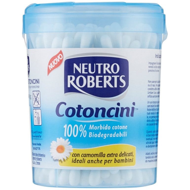 Neutro roberts cotoncini 100 pezzi