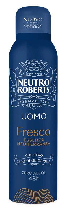 Neutro roberts deodorante spray uomo essenza mediterranea 150ml