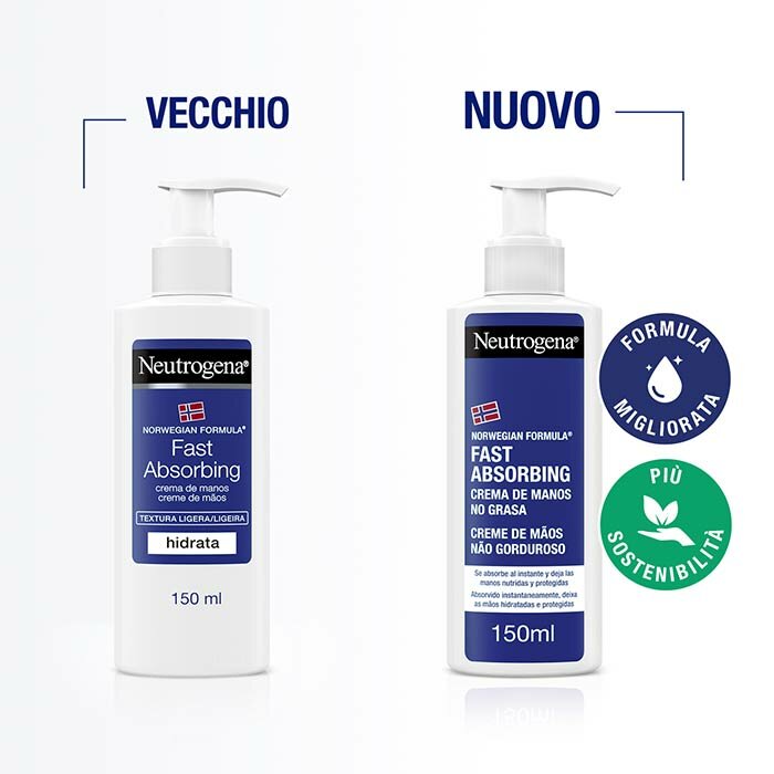 Neutrogena Crema Mani Assorbimento Rapido 150 ml