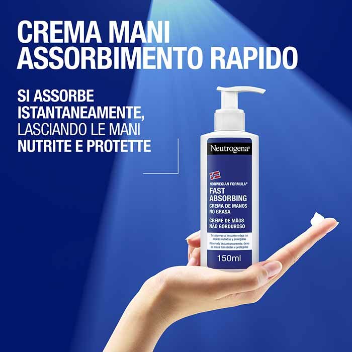 Neutrogena Crema Mani Assorbimento Rapido 150 ml