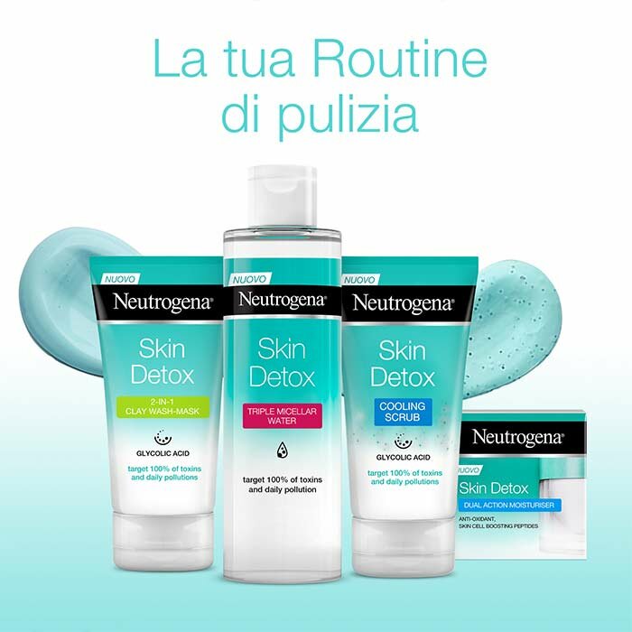 Neutrogena Detox Maschera Purificante All'Argilla 150 ml