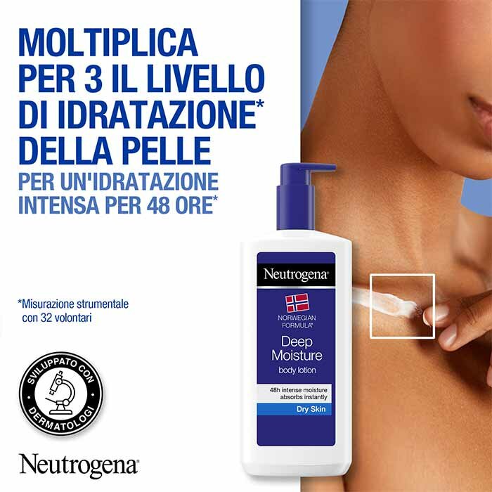 Neutrogena Fluida Corpo Idratazione Intensa Con Profumo 400 ml