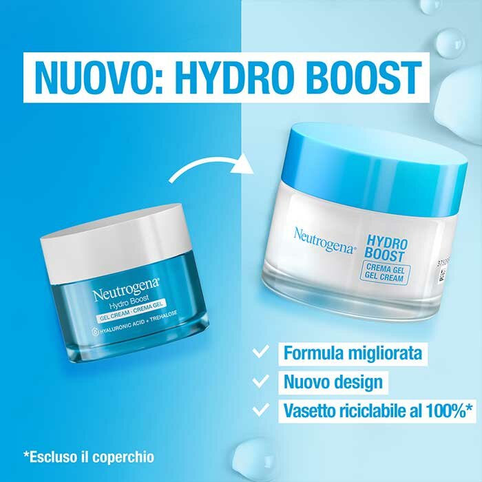 Neutrogena Hydro Boost Crema Gel Idratante Viso 50 ml