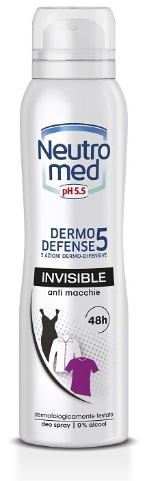 Neutromed deodorante spray dermo defense 5 invisible 150 ml