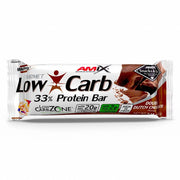 Newtritions amix low carb 33% bar barretta proteica gusto doppio cioccolato 60g