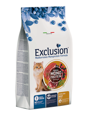 Exclusion Mediterraneo Noble Graincat Beef Crocchette Per Gatti Sterilizzati Sacco 12Kg