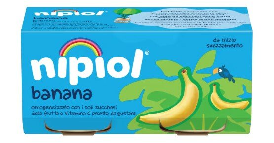 Nipiol omogeneizzato banana 2x80g