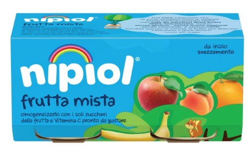 Nipiol omogeneizzato frutta mista 2x80g