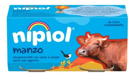 Nipiol omogeneizzato manzo 120x4g