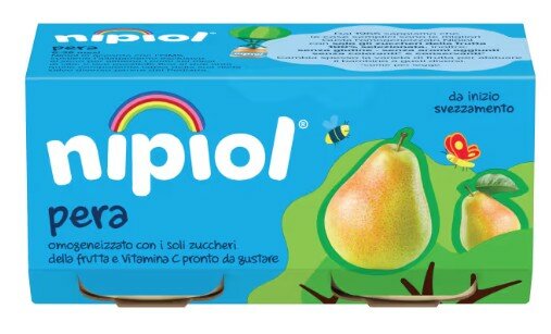 Nipiol omogeneizzato pera 2x120g