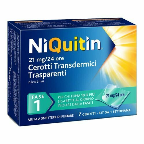 Niquitin 7cer transdermico 21mg/24h