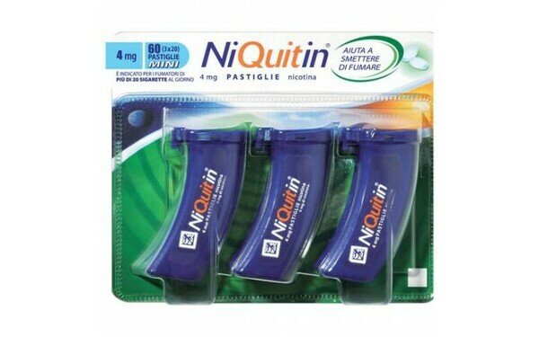 Niquitin mini menta nicotina 4 mg 60 pastiglie