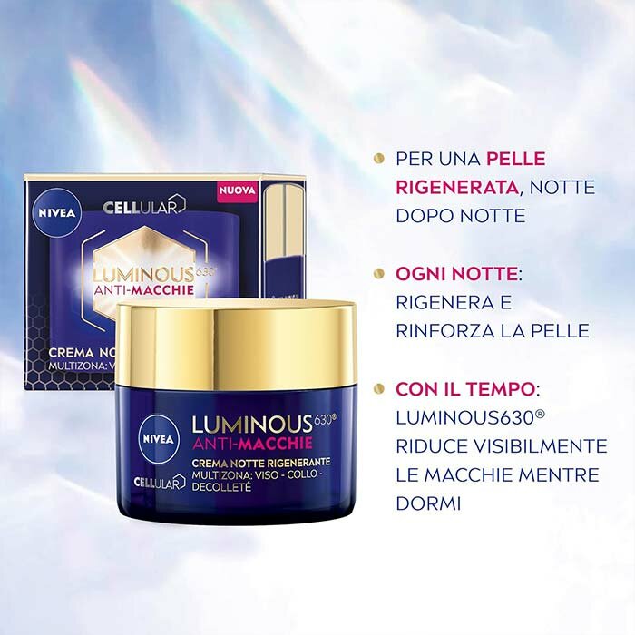Nivea Cellular Luminous 630 Anti-Macchie Crema Notte 50 ml