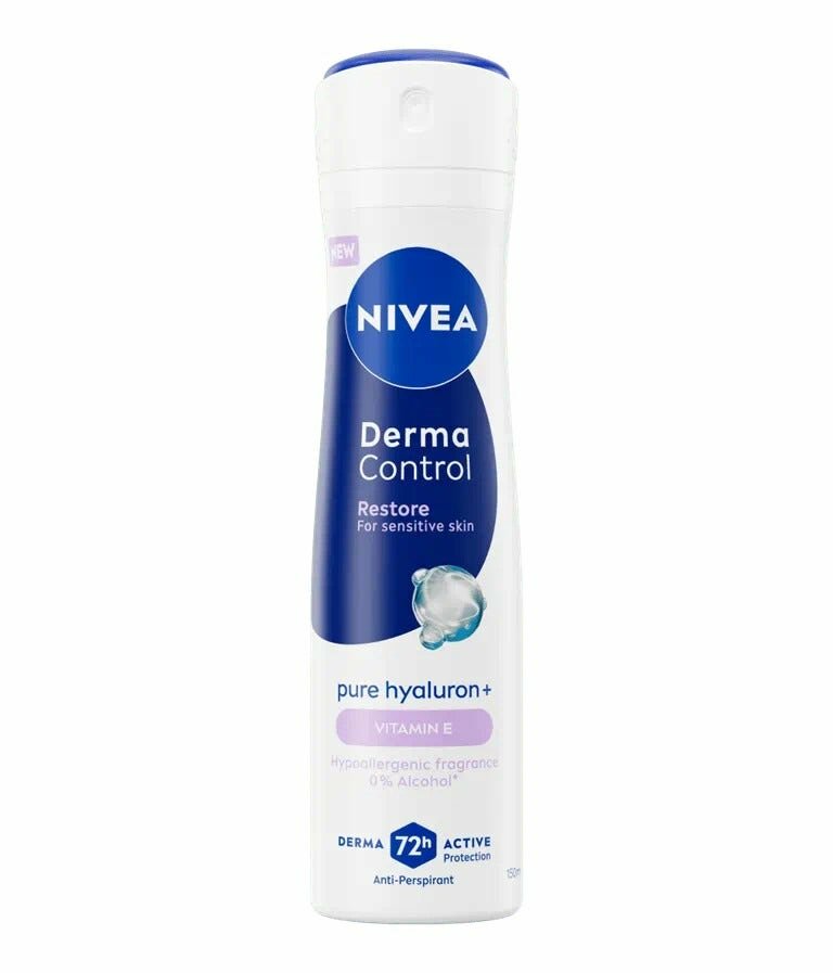 Nivea derma control restore deodorante antitraspirante spray 72h 150ml