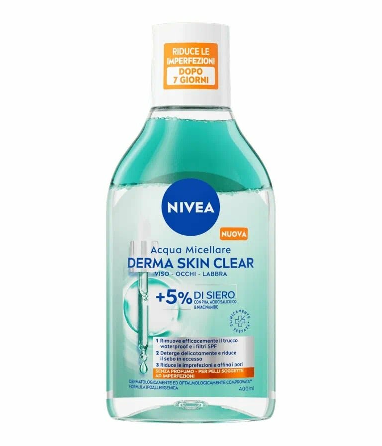 Nivea derma skin clear acqua micellare anti-impefezioni 400ml