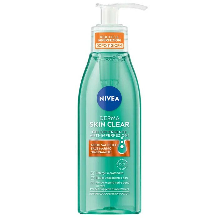 Nivea derma skin gel detergente 150 ml