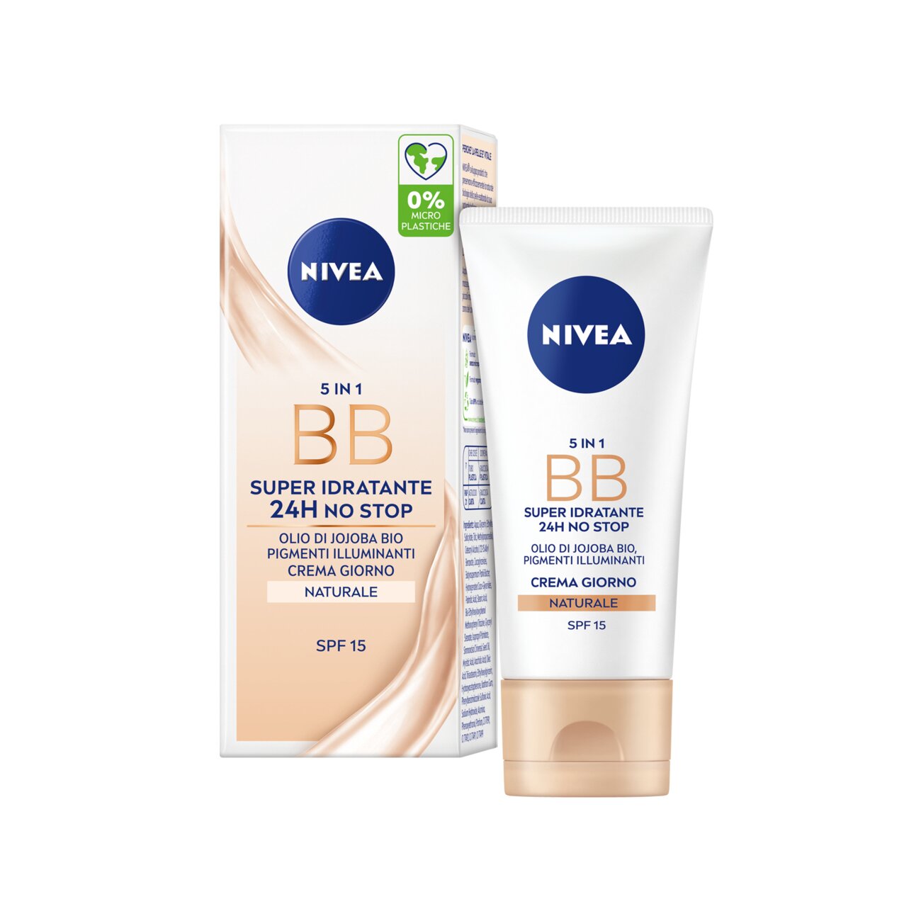 Nivea Essentials BB Super Idratante Uniformante Crema Viso Giorno Naturale SPF 20 50 ml