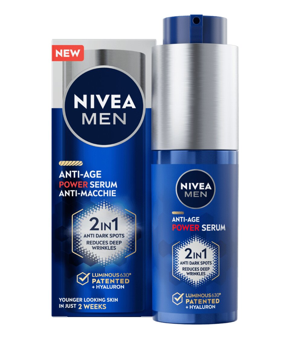 Nivea men anti-age 2in1 power siero anti-macchie 30ml