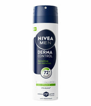 Nivea men derma control sensitive deodorante antitraspirante spray 72h 150ml