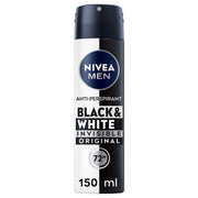 Nivea Men For Men Black&White Invisible Deodorante Spray 150 ml