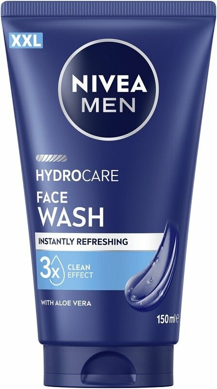 Nivea men hydrocare gel detergente viso uomo xxl 150ml