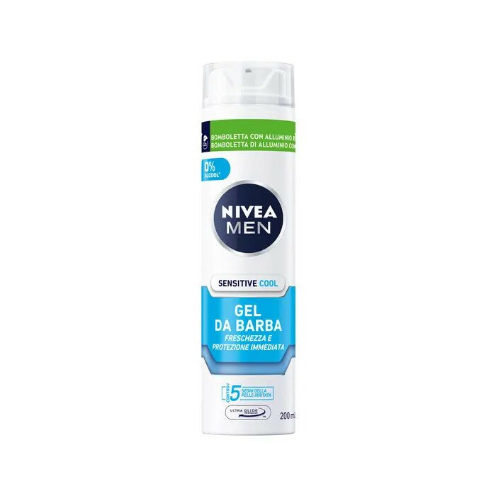 Nivea men sensitive cool gel da barba 200 ml