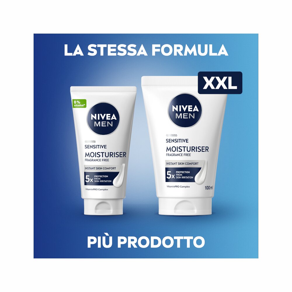 Nivea men sensitive crema idratante uomo xxl 100ml