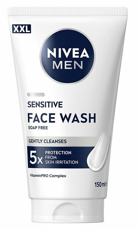 Nivea men sensitive gel detergente viso uomo xxl 150ml