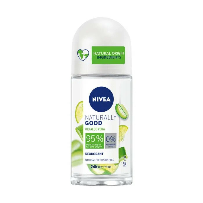 Nivea Naturally Good Deodorante Roll-on Bio Aloe Vera 50 ml