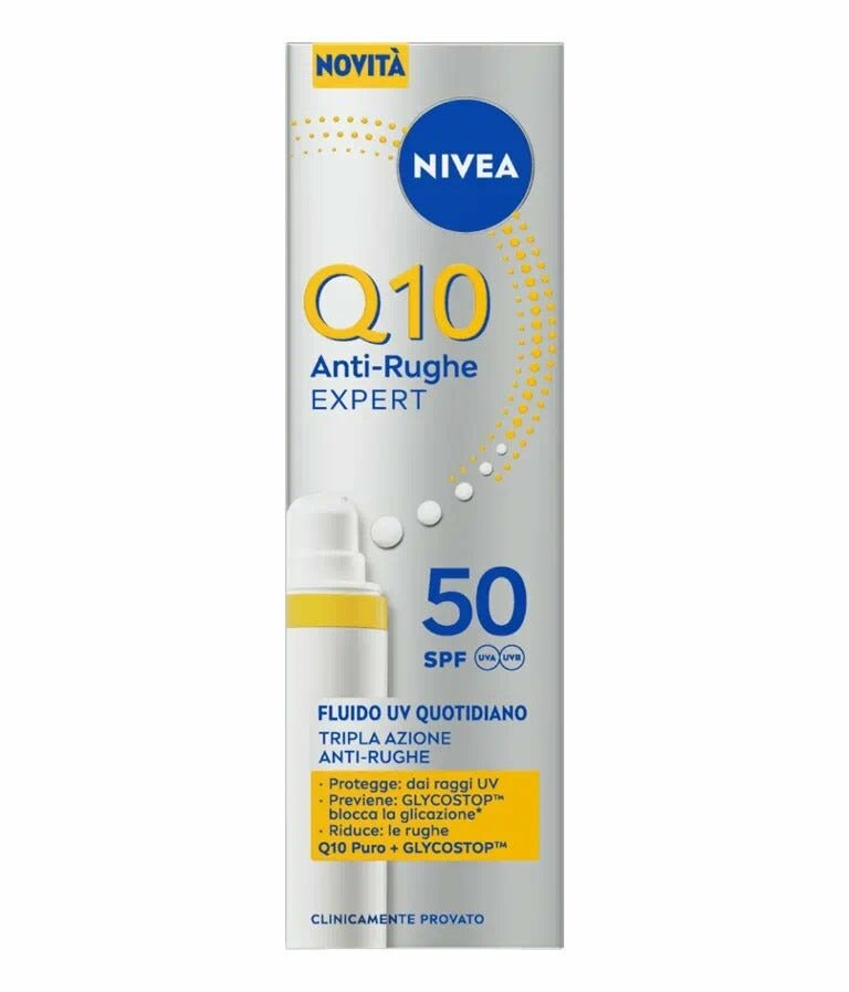 Nivea q10 anti-rughe fluido uv quotidiano spf50 40ml