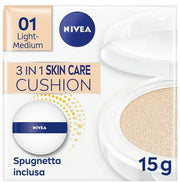 Nivea q10 plus anti-rughe 3 in 1 skin care cushion light - medium 15 ml
