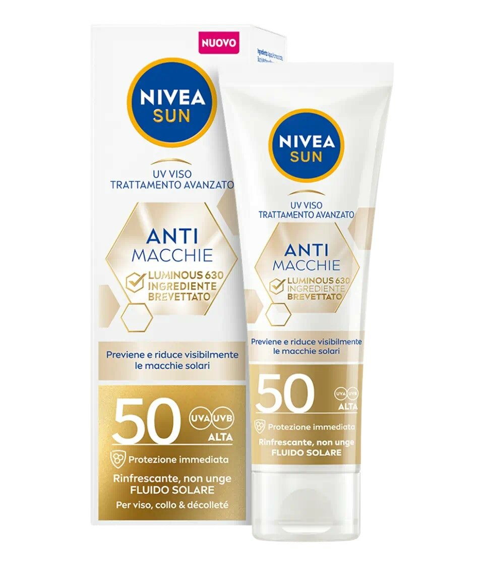 Nivea Sun Crema UV Viso Anti-Macchie Luminous SPF50 40 ml