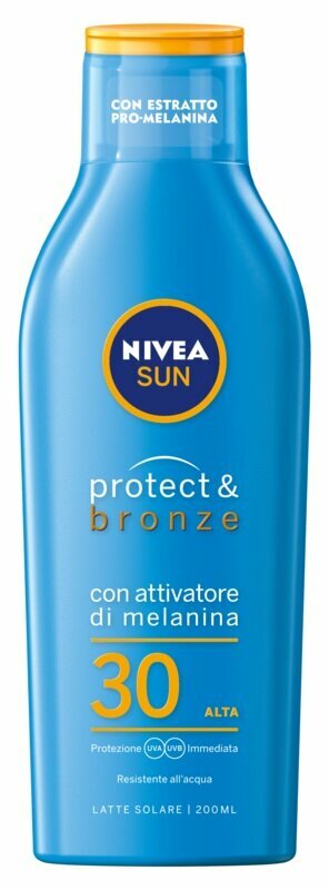 Nivea Sun Protect&Bronze Latte Solare SPF30 Corpo 200 ml
