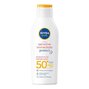 Nivea Sun Sensitive Immediate Protect Latte Solare SPF 50+ Protezione Molto Alta 200 ml