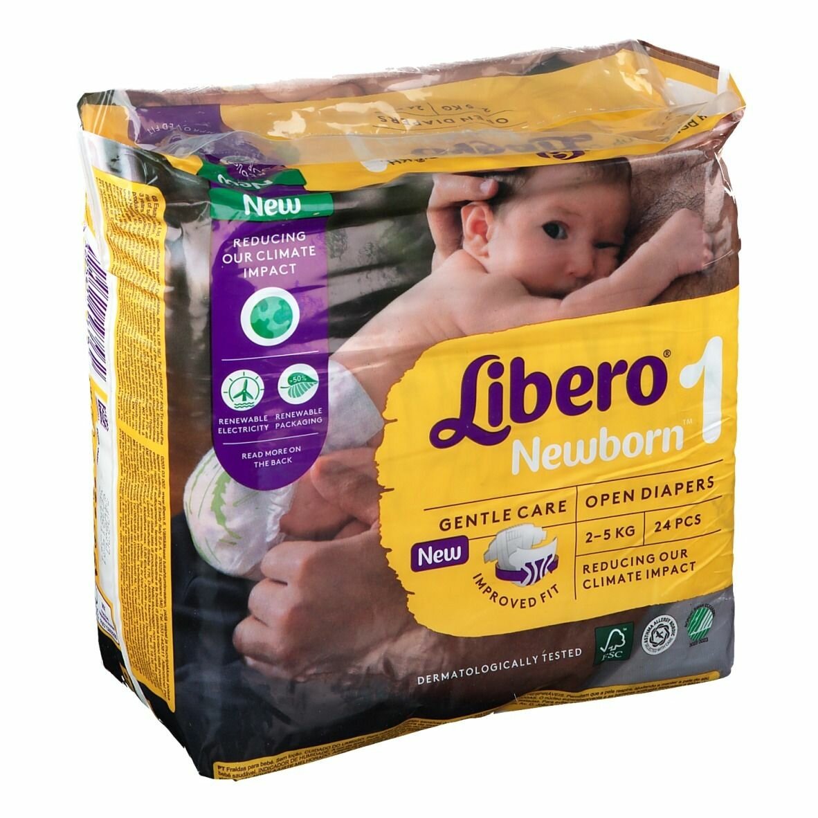 Libero newborn 1 2-5 kg 24 pezzi