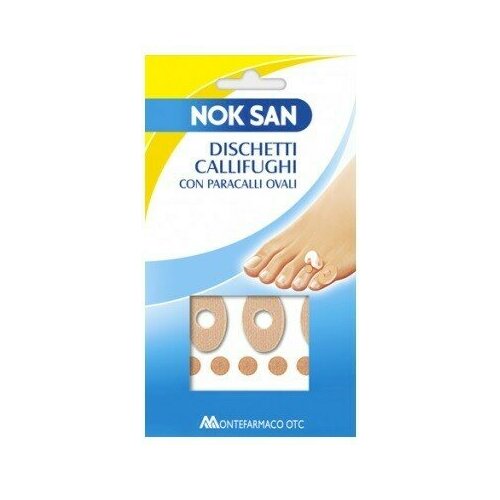 Nok san dischetti callifughi con paracalli ovali