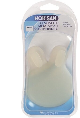 Nok san gel cuscinetto metatarsale con infradito l/xl