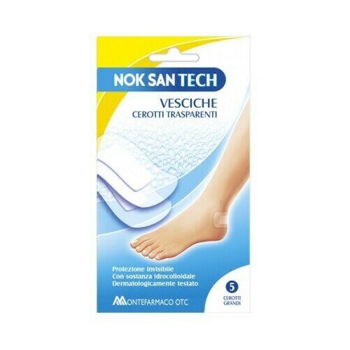 Nok san tech cerotto vescicale grande 5 pezzi